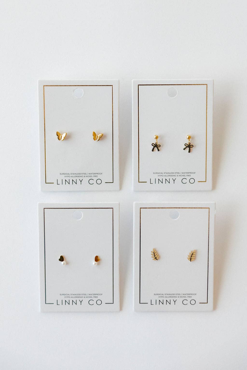 Screwback Stud Earrings - Millie Bow