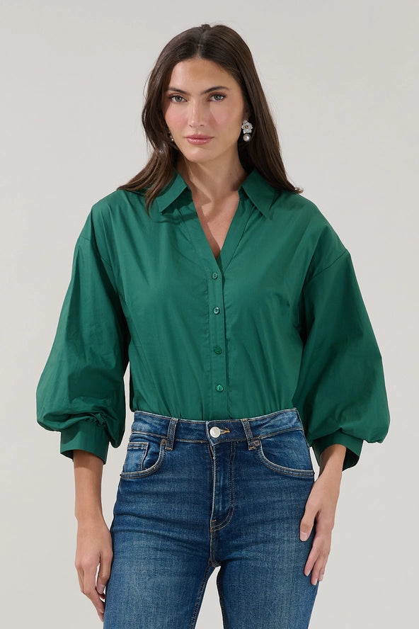 Tailored Take Blue Stripe Button Down Shirt
