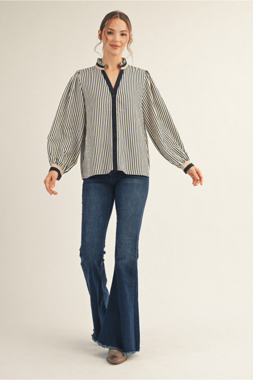 The Blair Stripe Blouse
