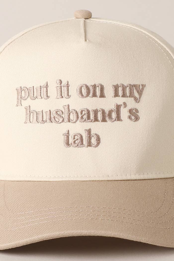 Husband's Tab Baseball Cap