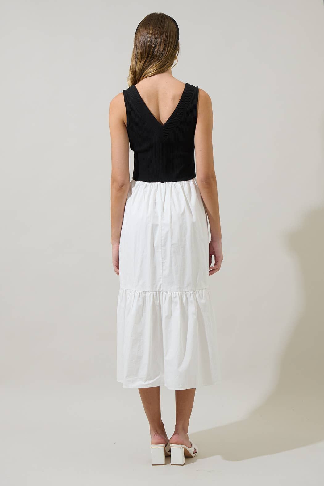 Selina Mix Midi Dress