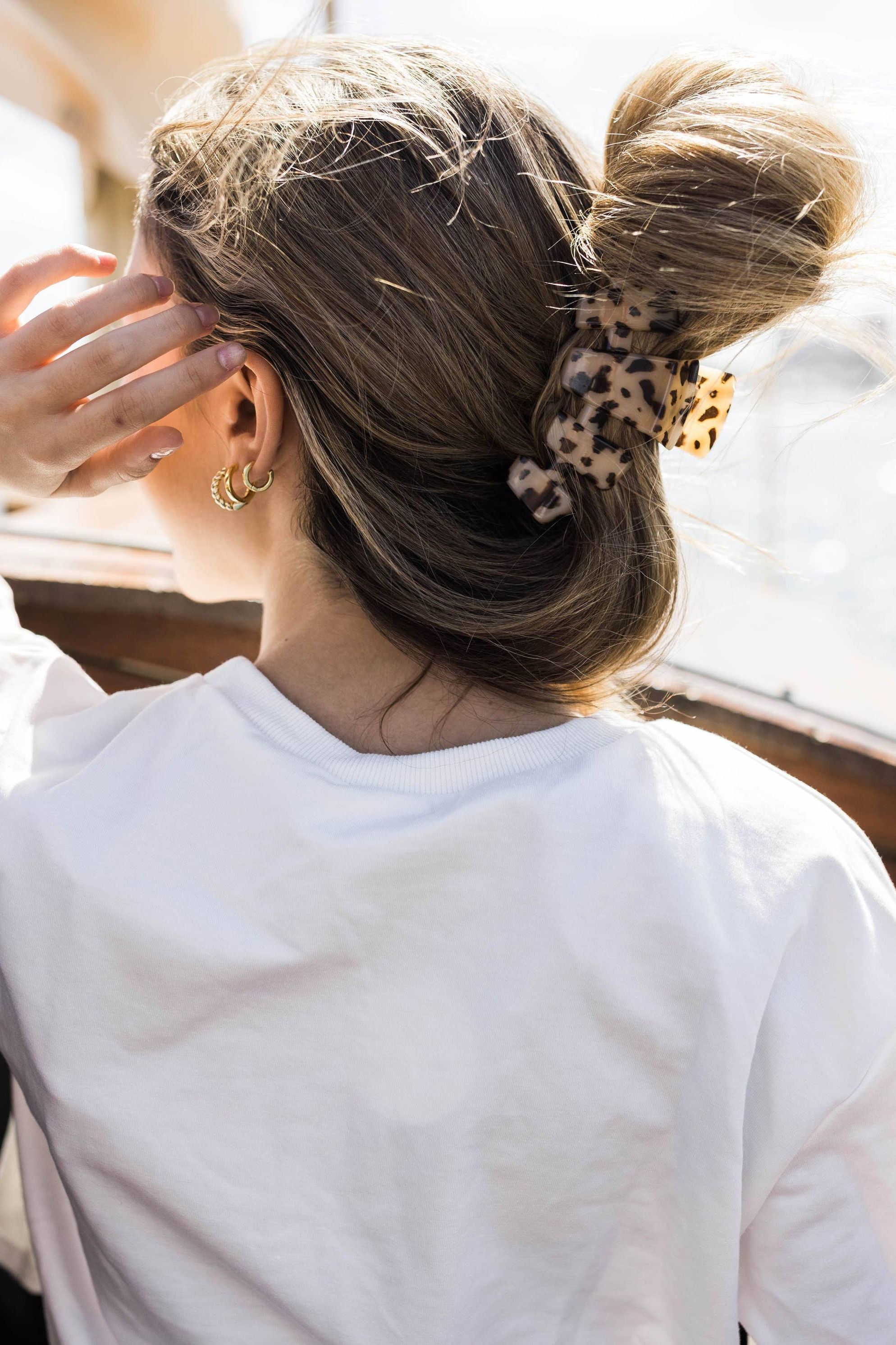 Classic Hair Clip | Large | Blonde Tortoise