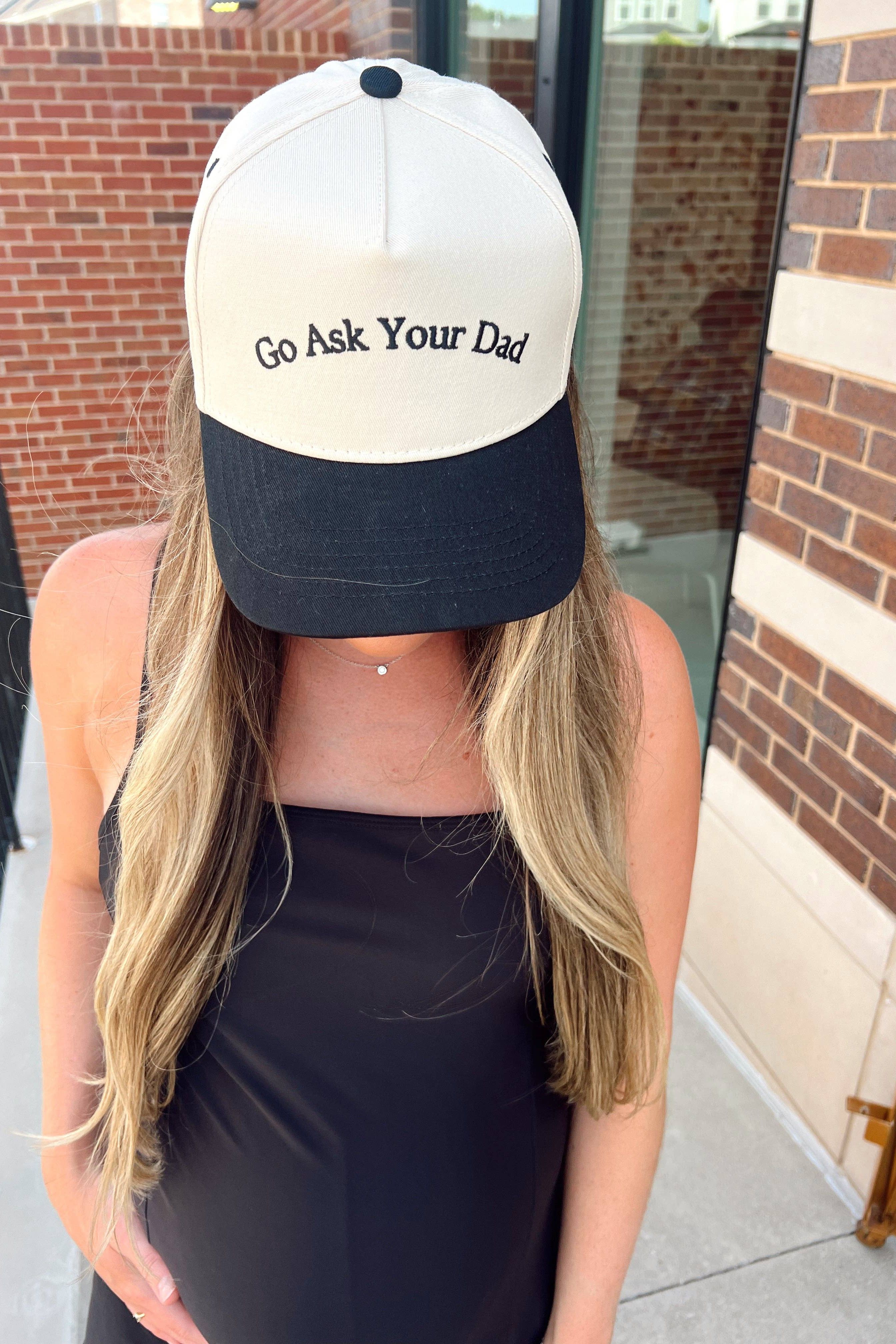 Go Ask Your Dad. Vintage Trucker Hat