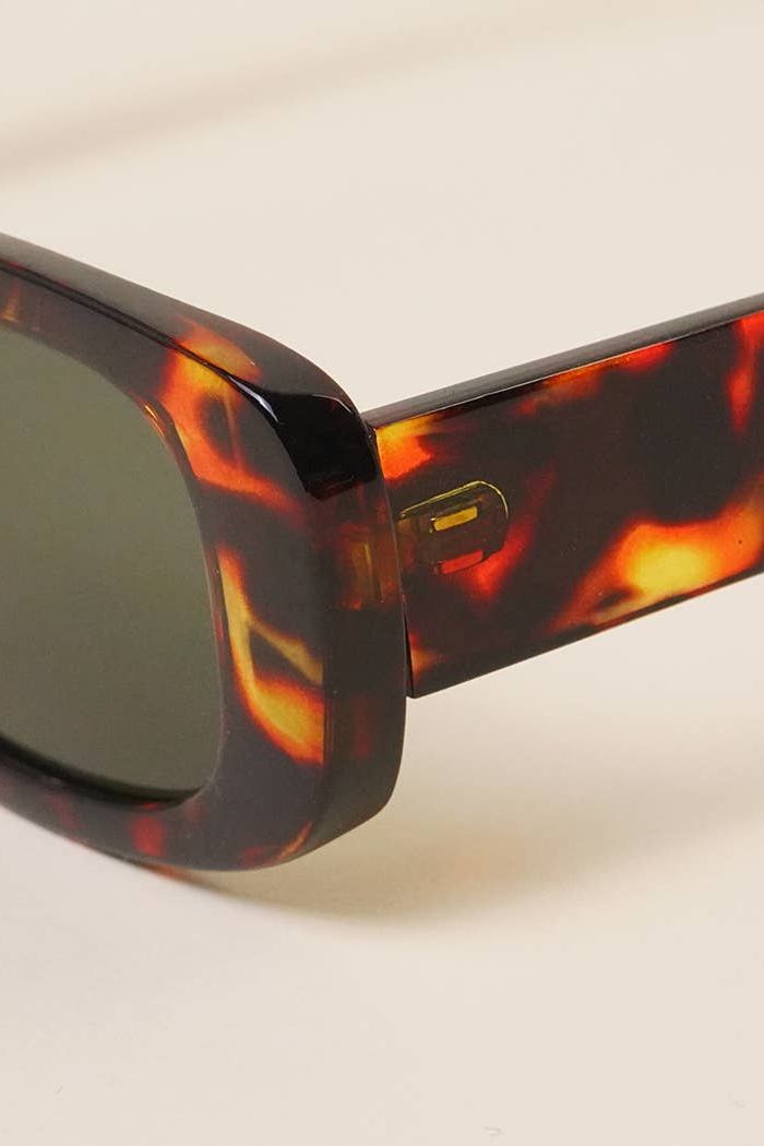 Rectangle Acetate Fashion Assorted Sunglasses