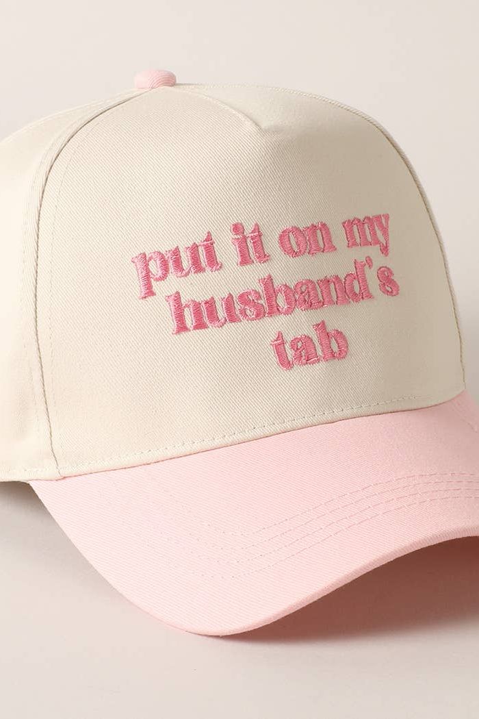 Husband's Tab Baseball Cap
