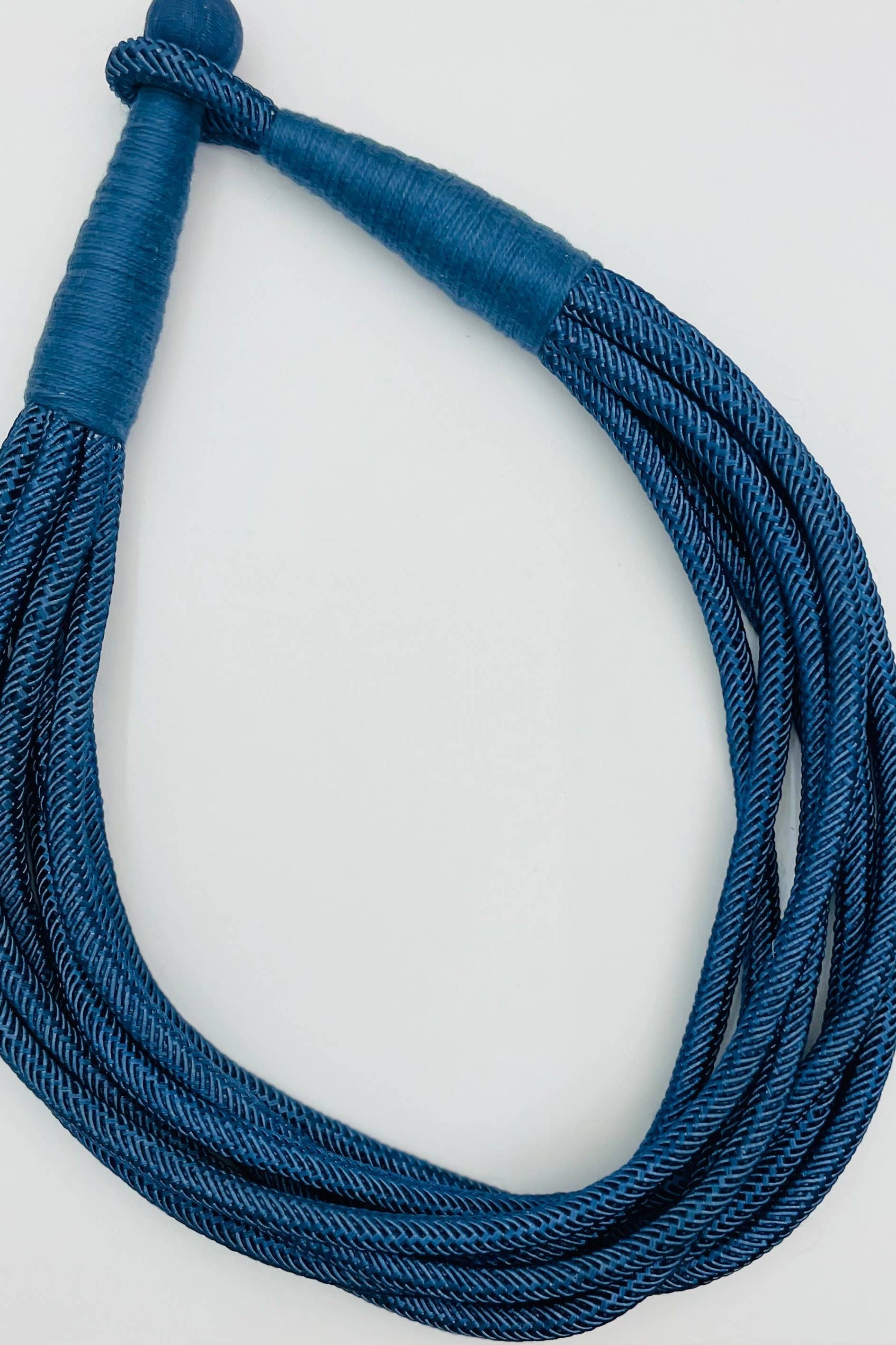 Navy Rope Necklace