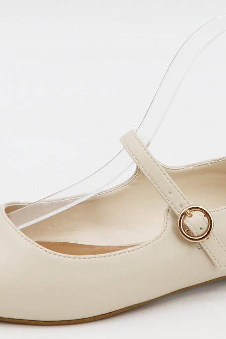 Bamboo VERIFY-22 Women Pointed Toe Maryjane Flats