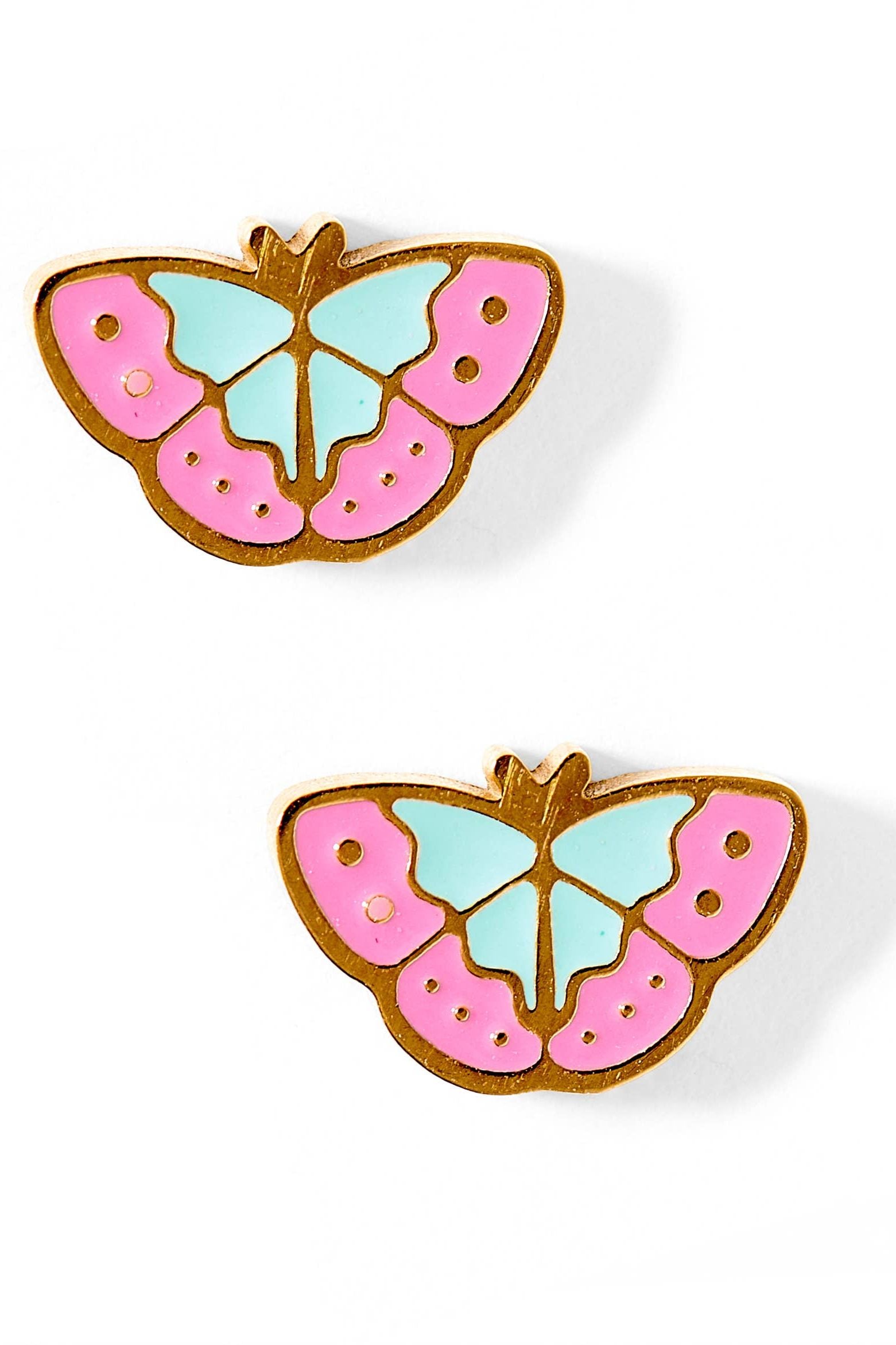Screwback Stud Earrings - Blakely Butterfly