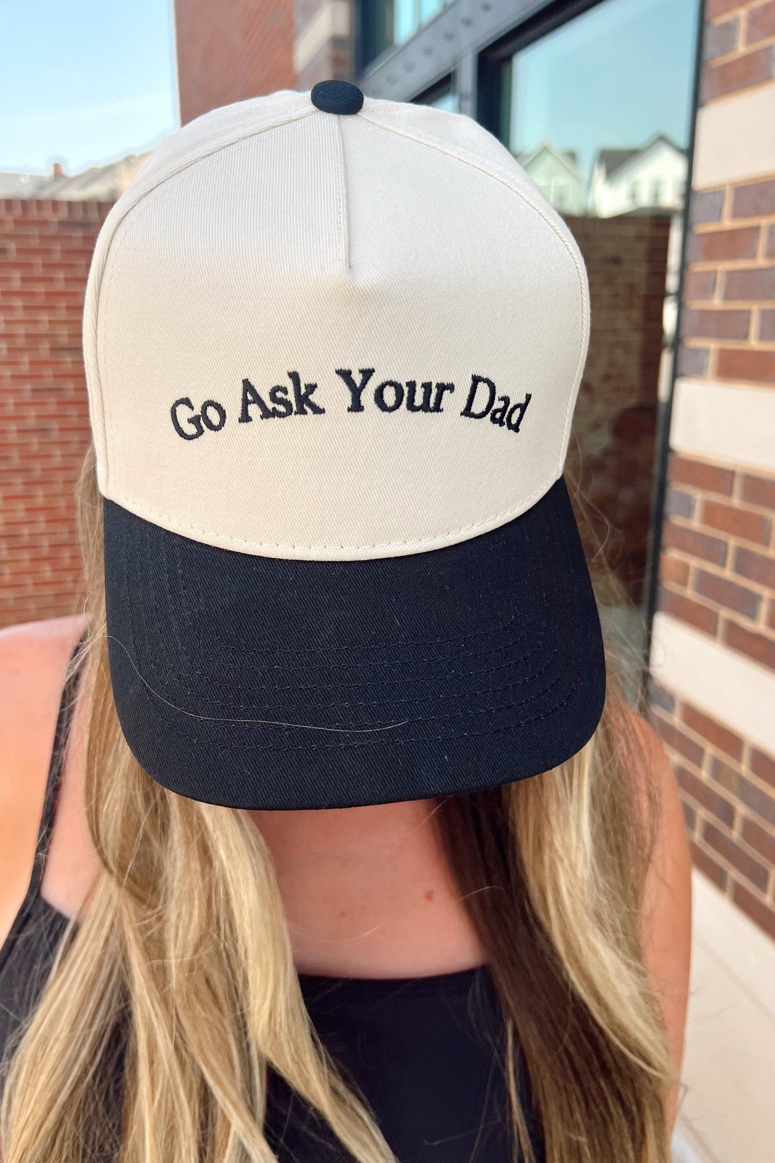 Go Ask Your Dad. Vintage Trucker Hat