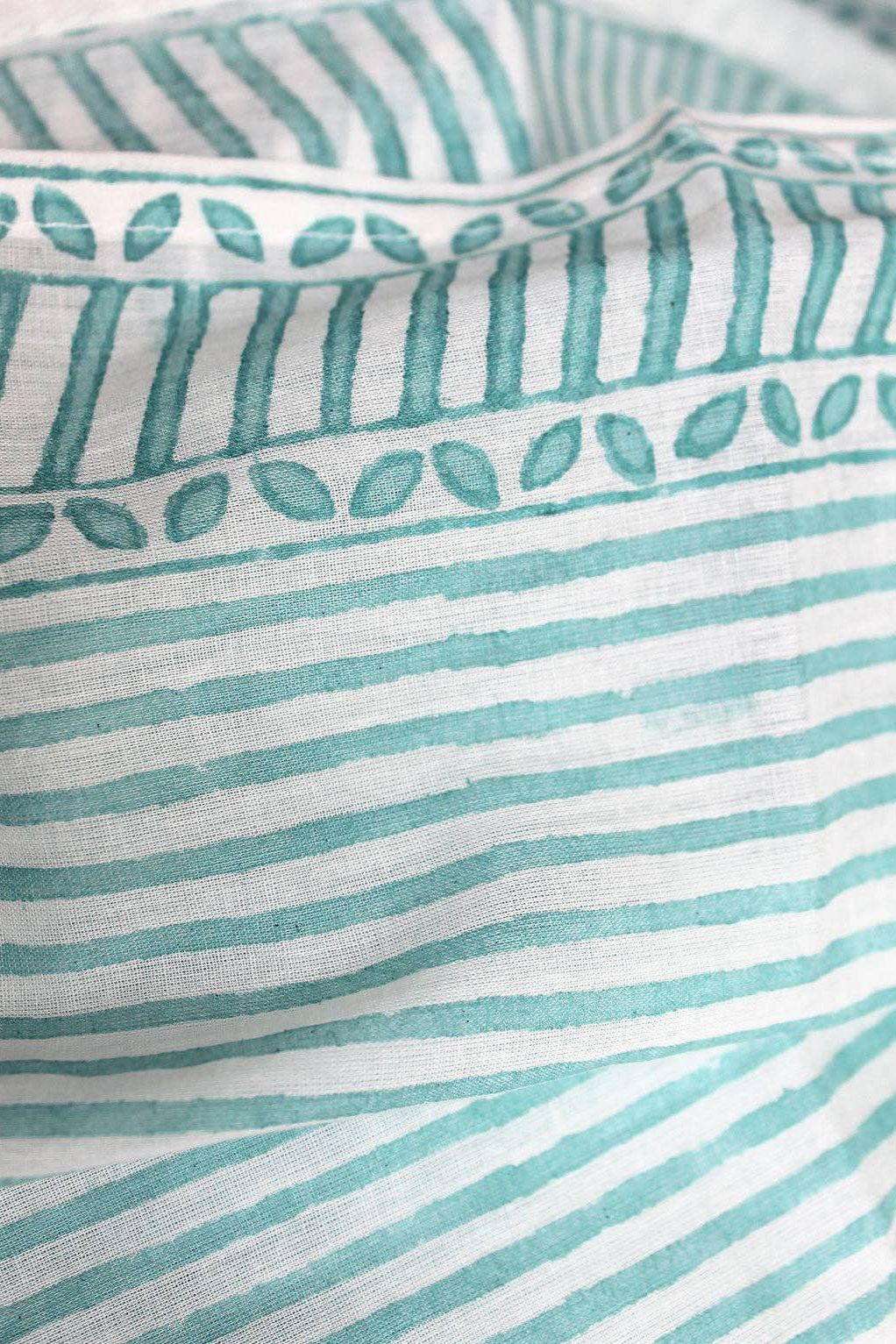 Positano Stripe Pareo in Sea Green