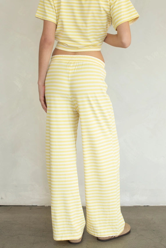 Golden Hour High-Waist Knit Lounge Pants