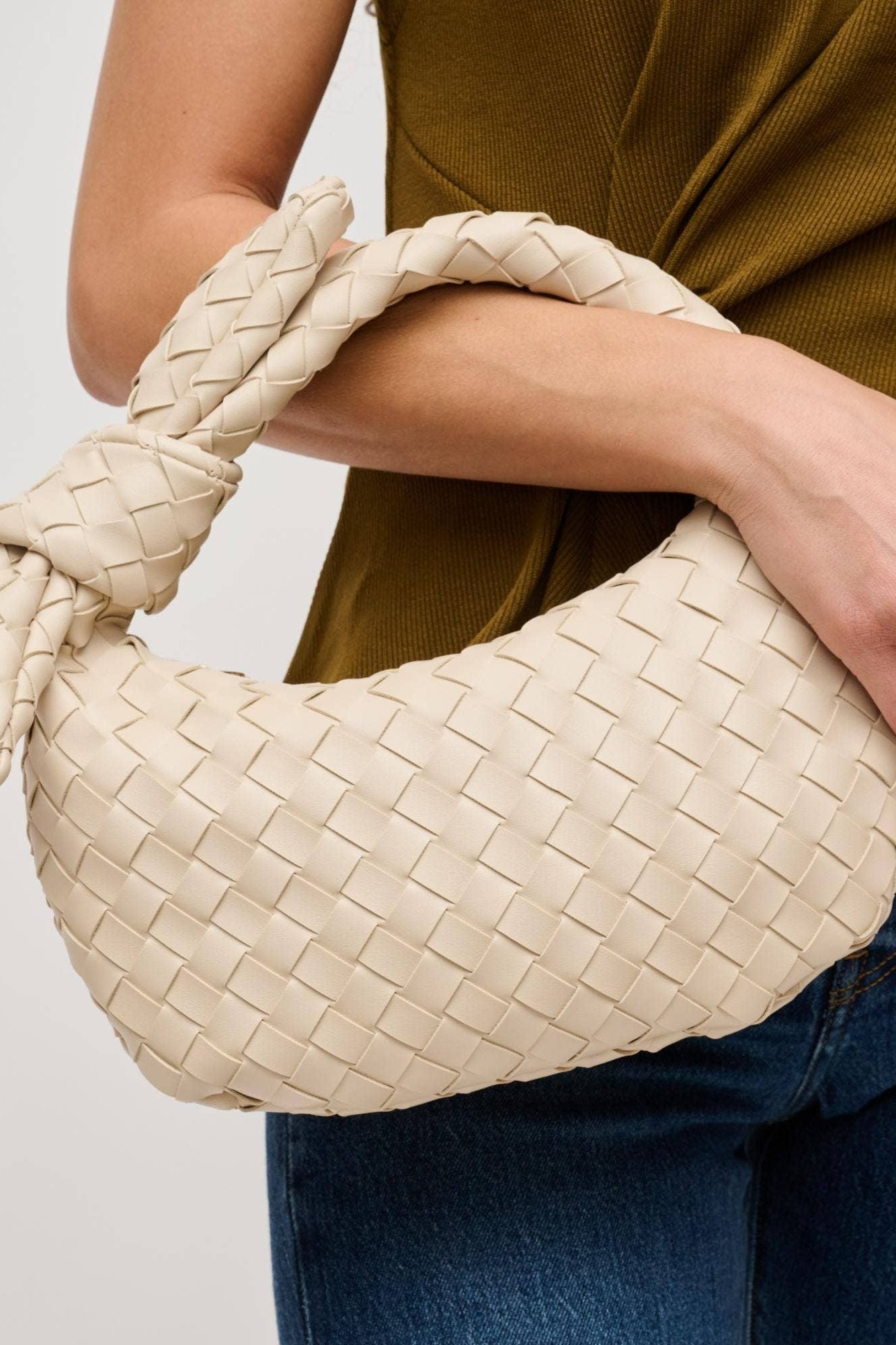 Lizbeth Woven Knot Clutch