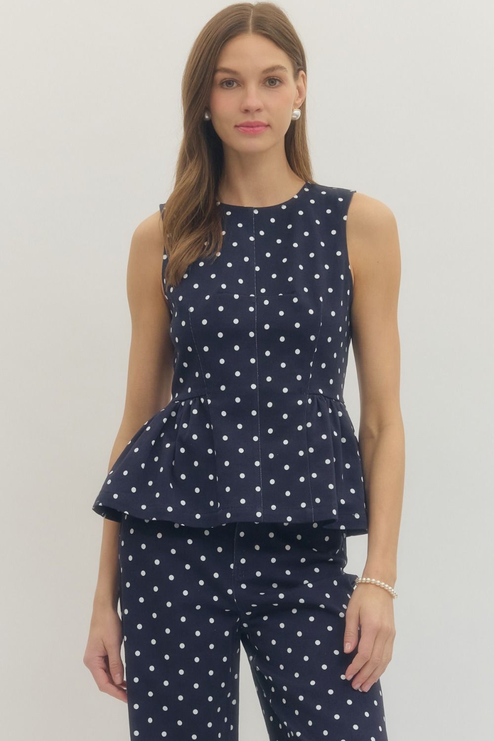 It Girl in Dots Top