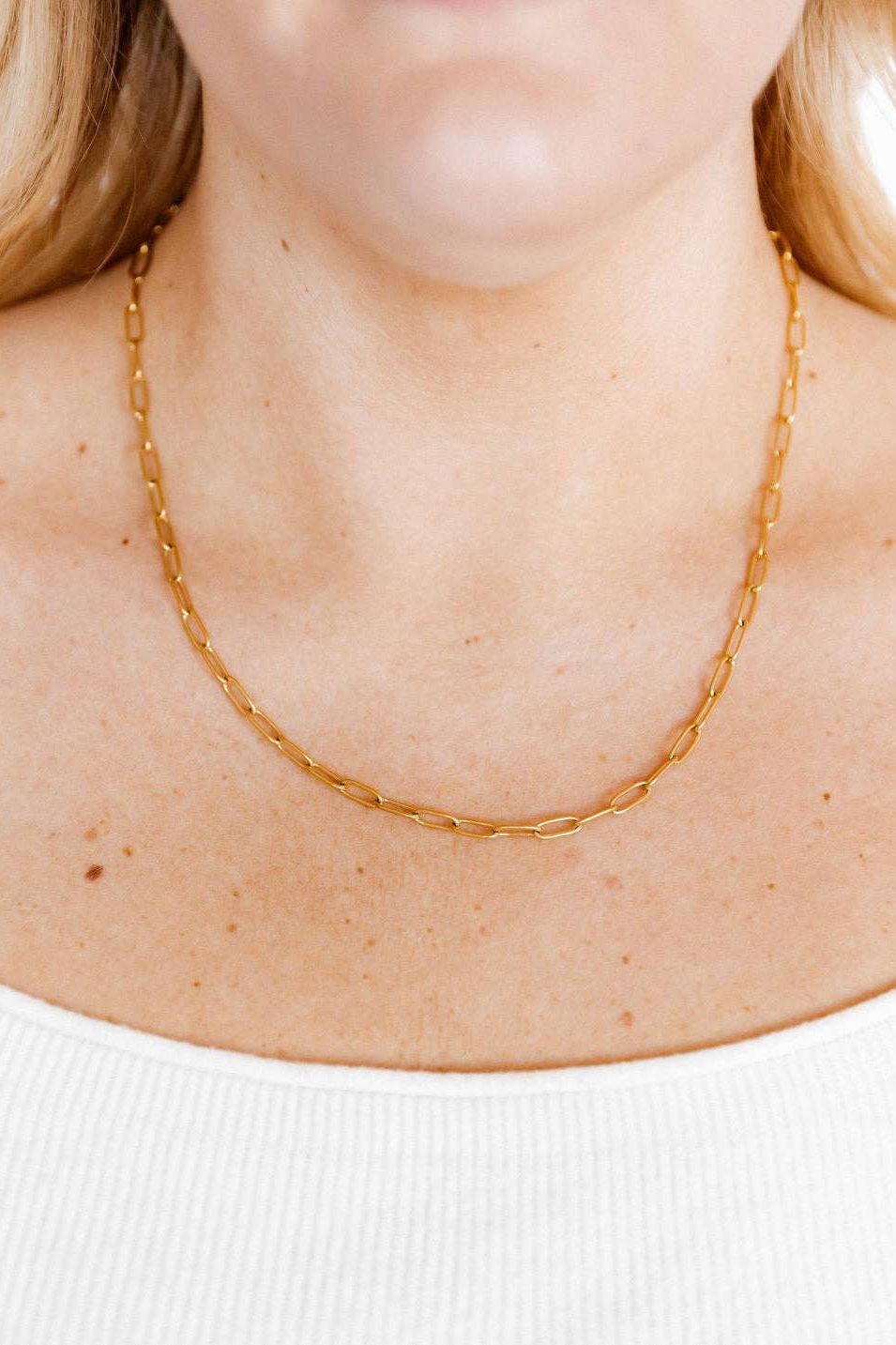 Necklace - Palmer - Paperclip