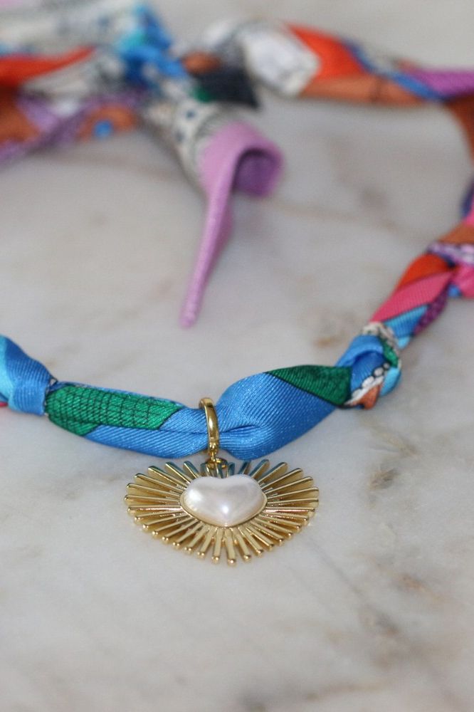 Summer Love Scarf Necklace