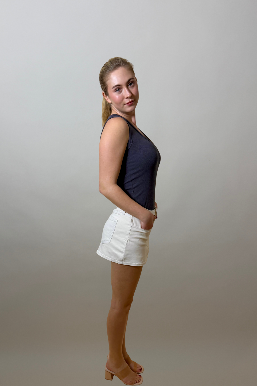 The Sydney Denim Skort