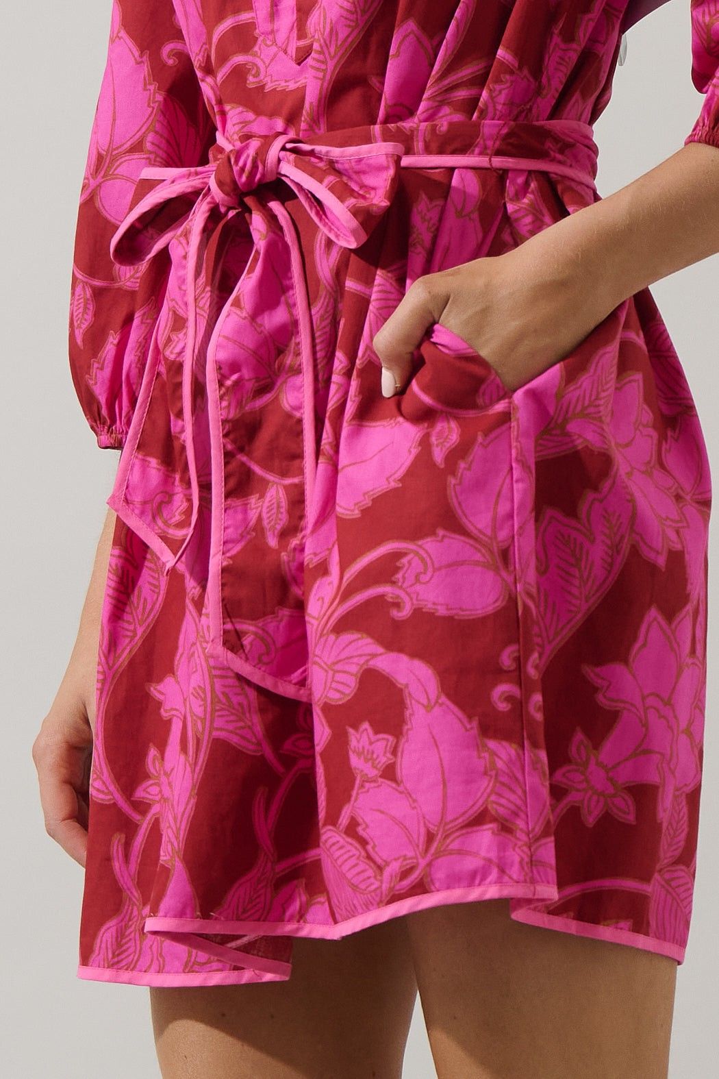 Craney Floral Collared Mini Dress