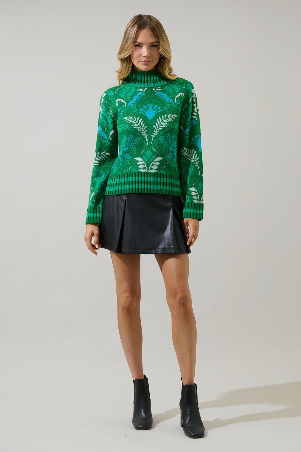Verda Mock Neck Sweater