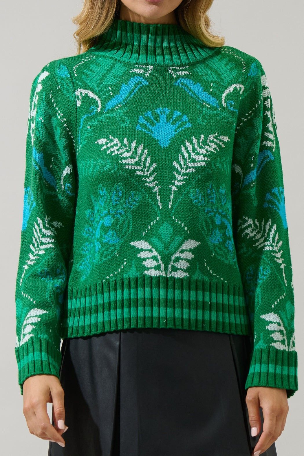 Verda Mock Neck Sweater