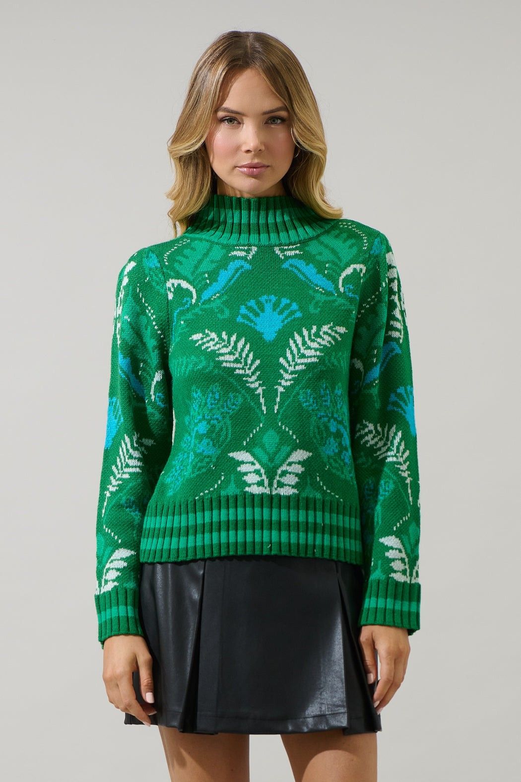 Verda Mock Neck Sweater