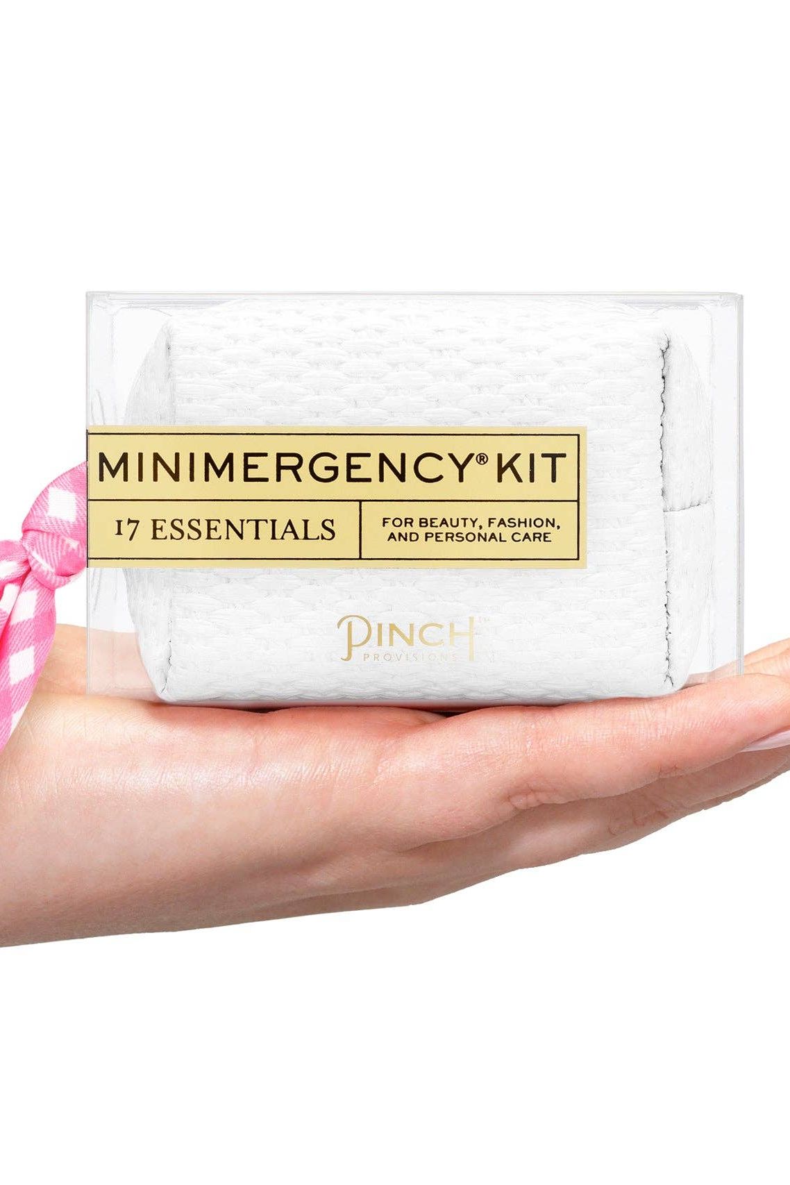 Gingham Scarf Minimergency Kit