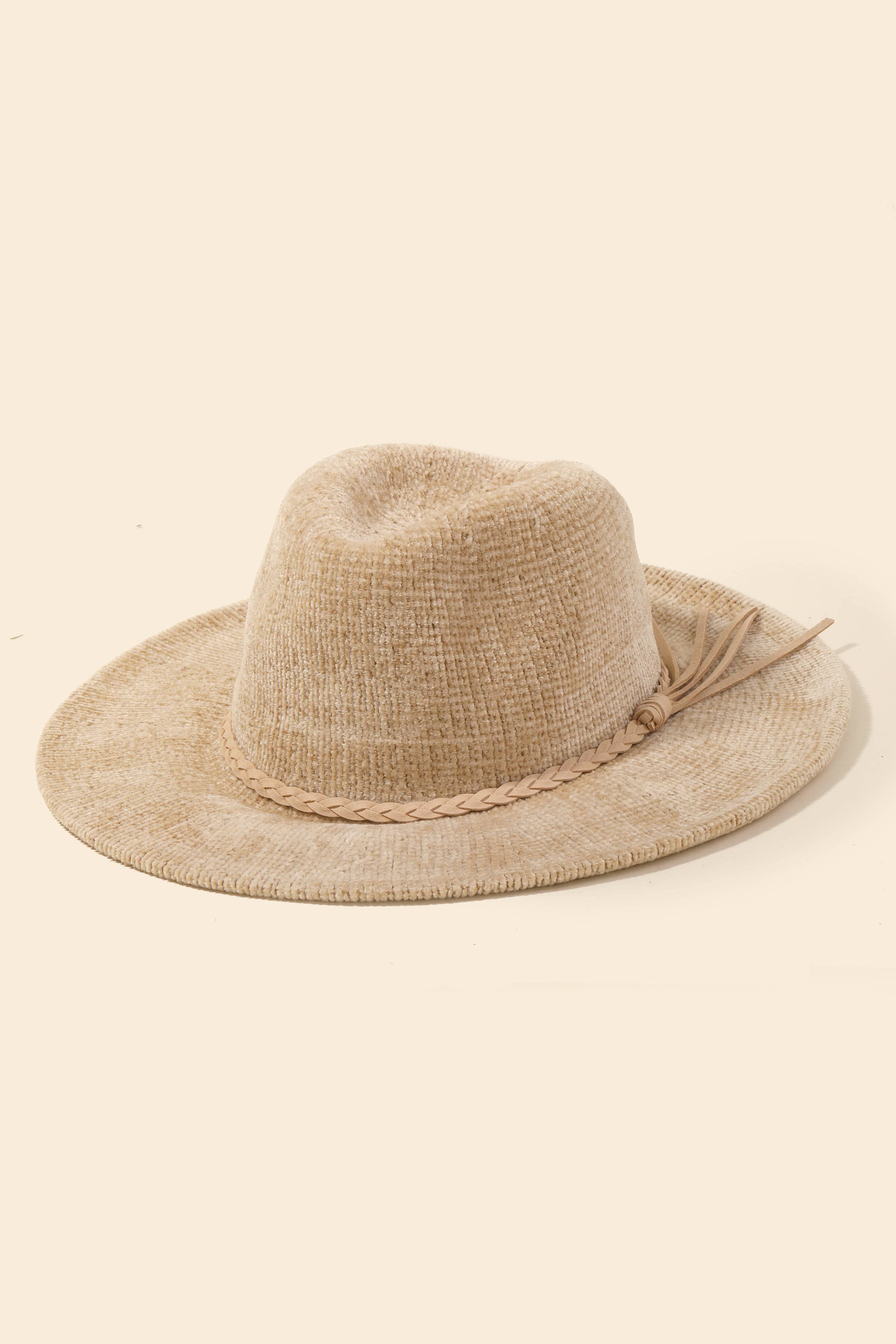 Chenille Panama Hat