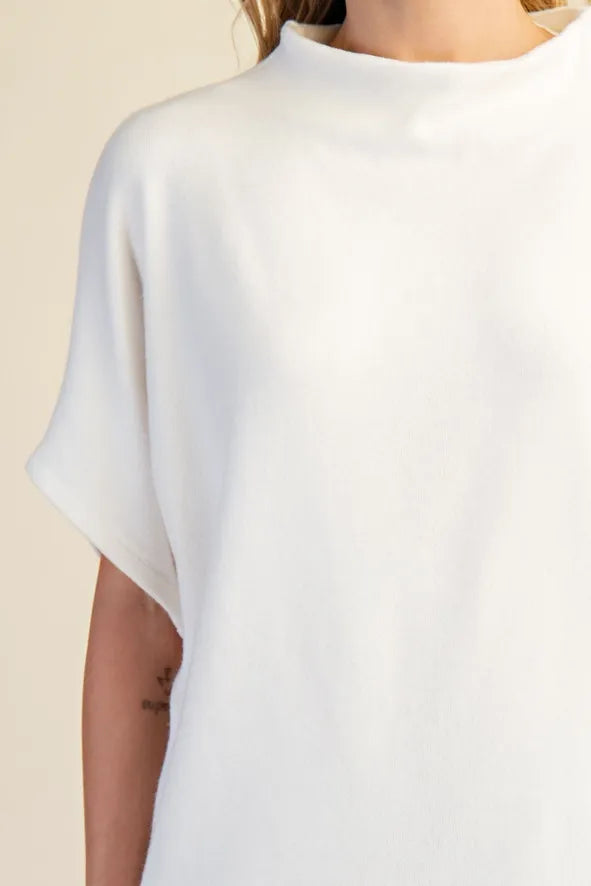 Soft Launch Soft Knit Short Sleeve Sweater Top