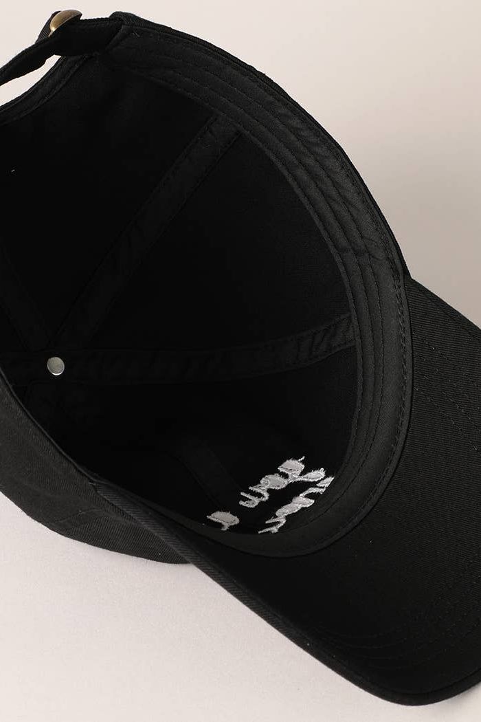 You Are Enough Embroidered Letters Baseball Cap