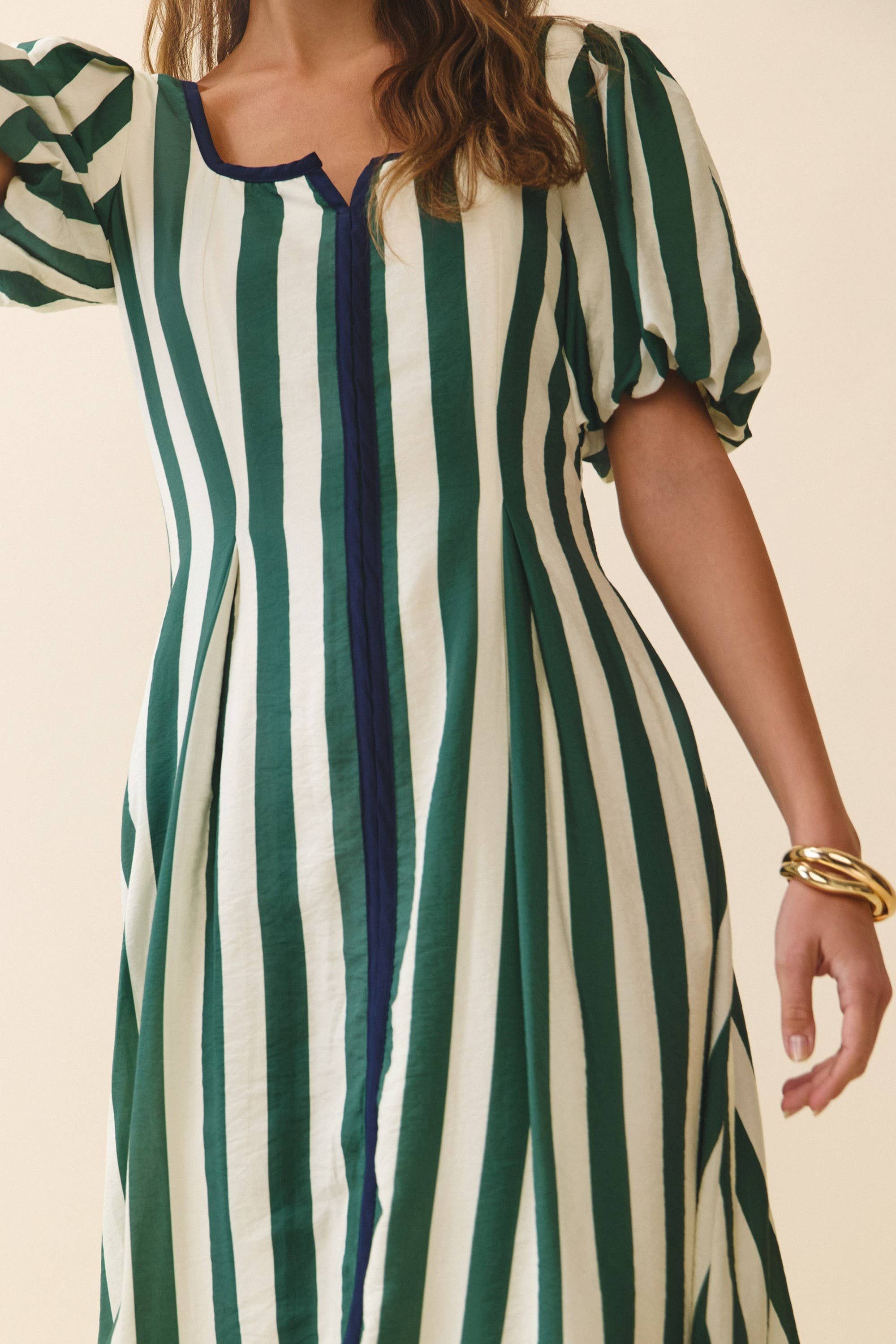 Sierra Striped Midi Dress