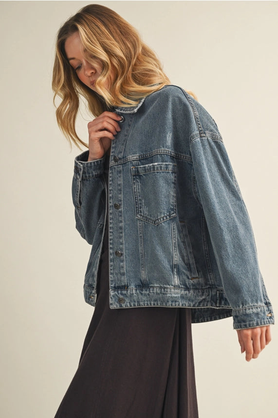 Denim & Done Oversized Denim Jacket