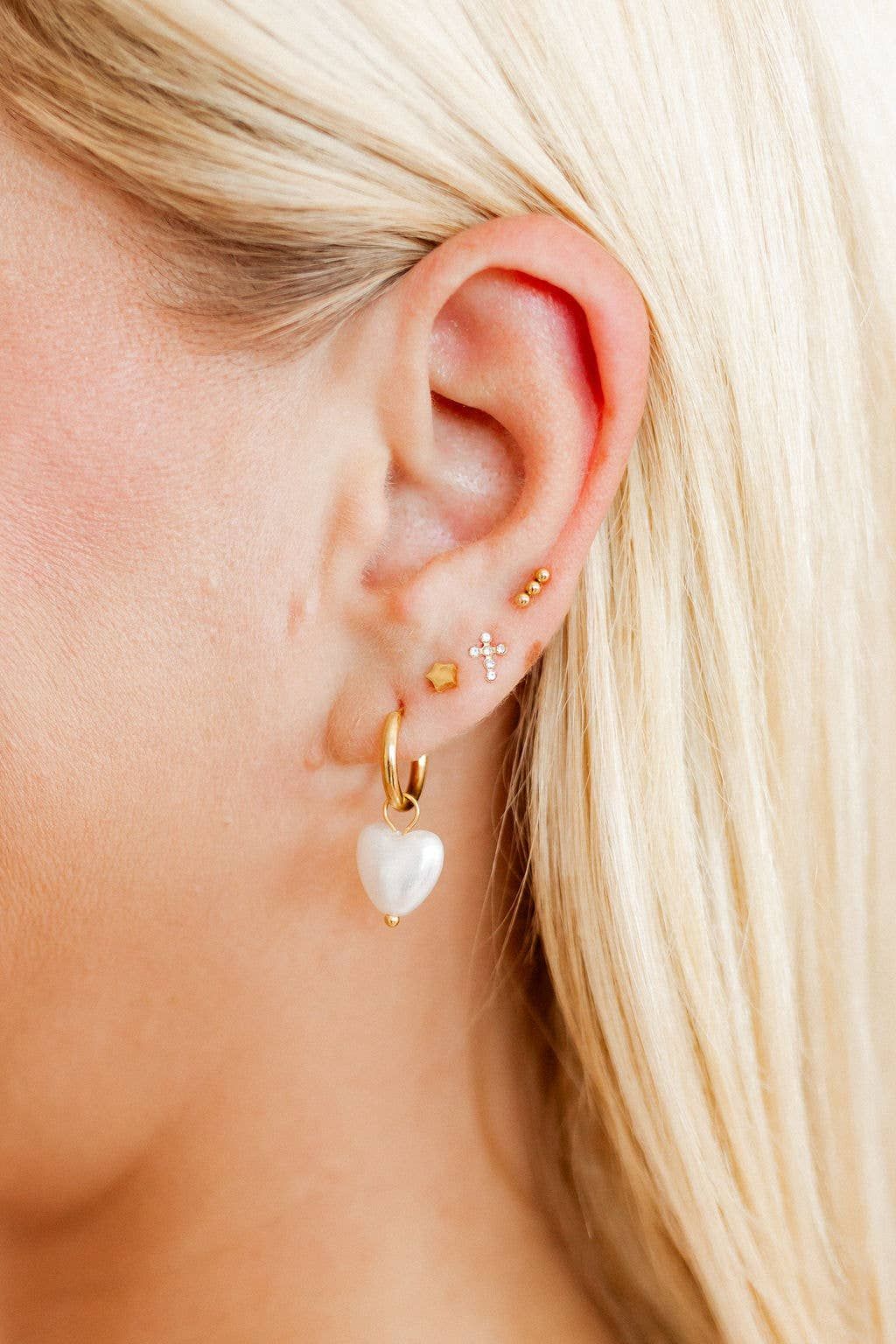 Screwback Stud Earrings - Stella