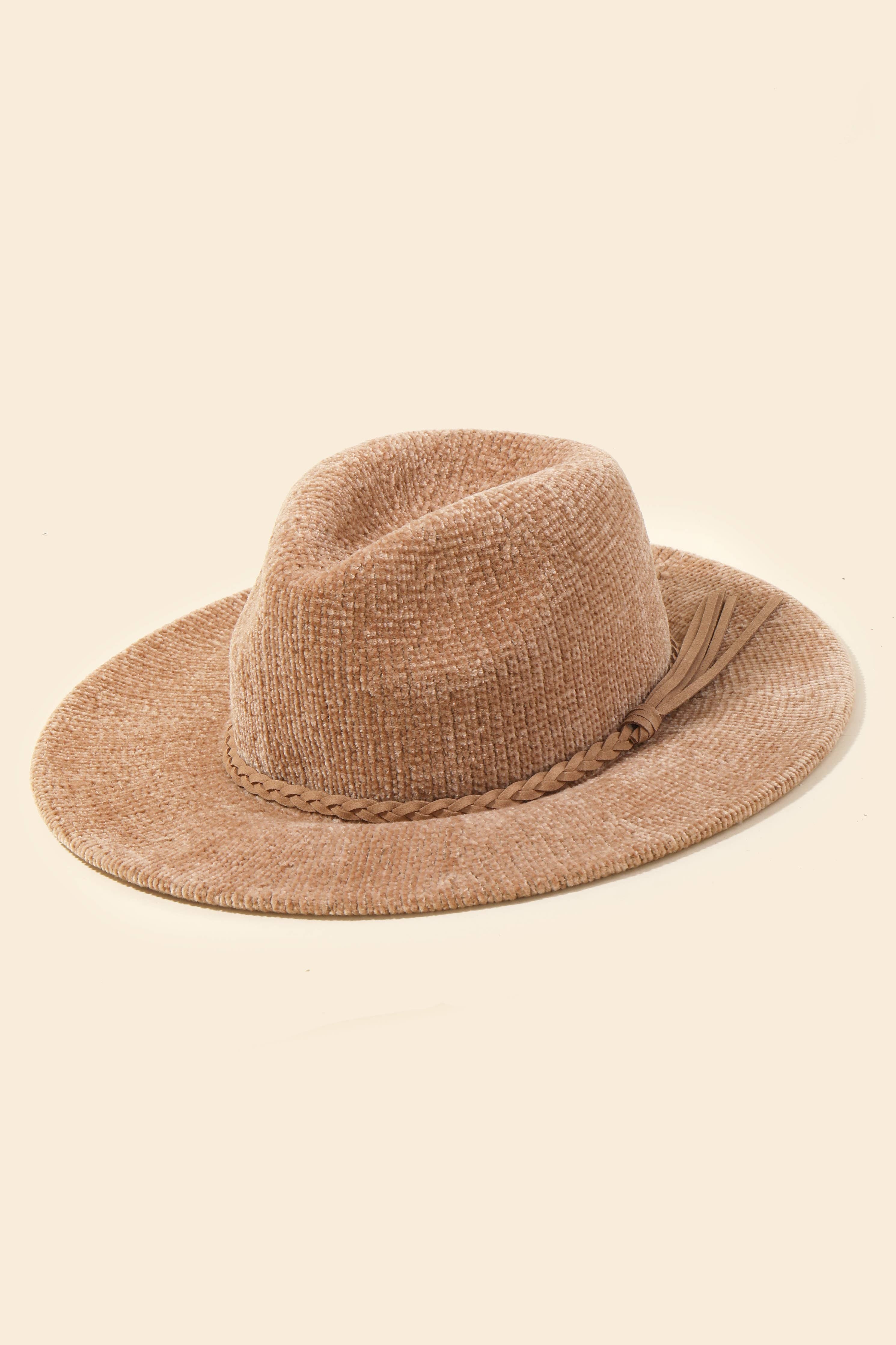 Chenille Panama Hat