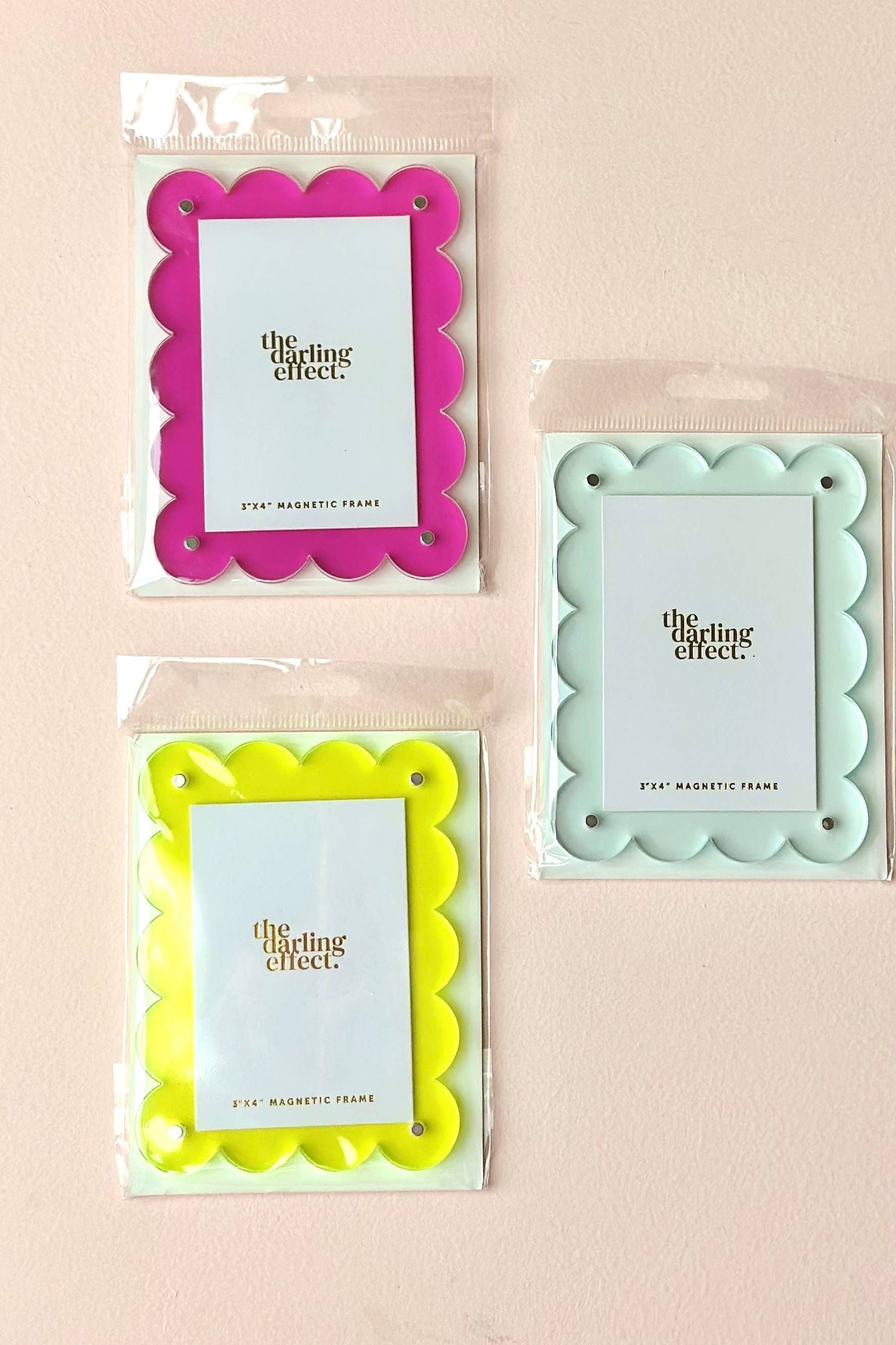 Mini Acrylic Picture Frame Magnet-Clear