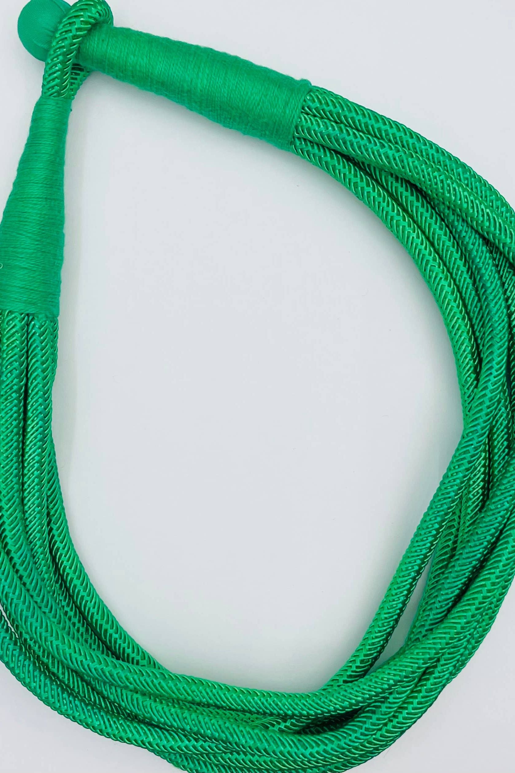 Kelly Green Rope Necklace