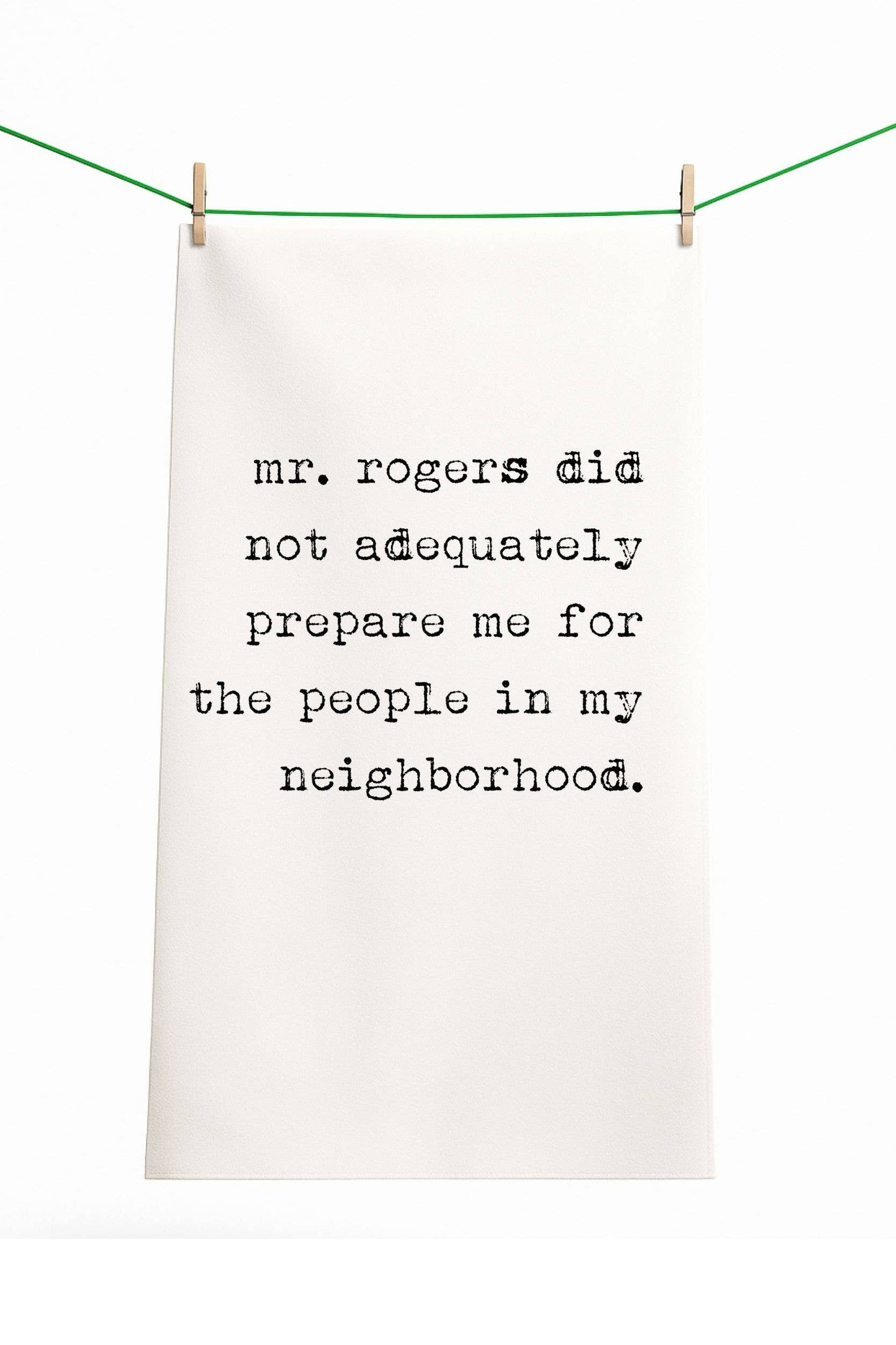 Mr Rogers Tea Towel
