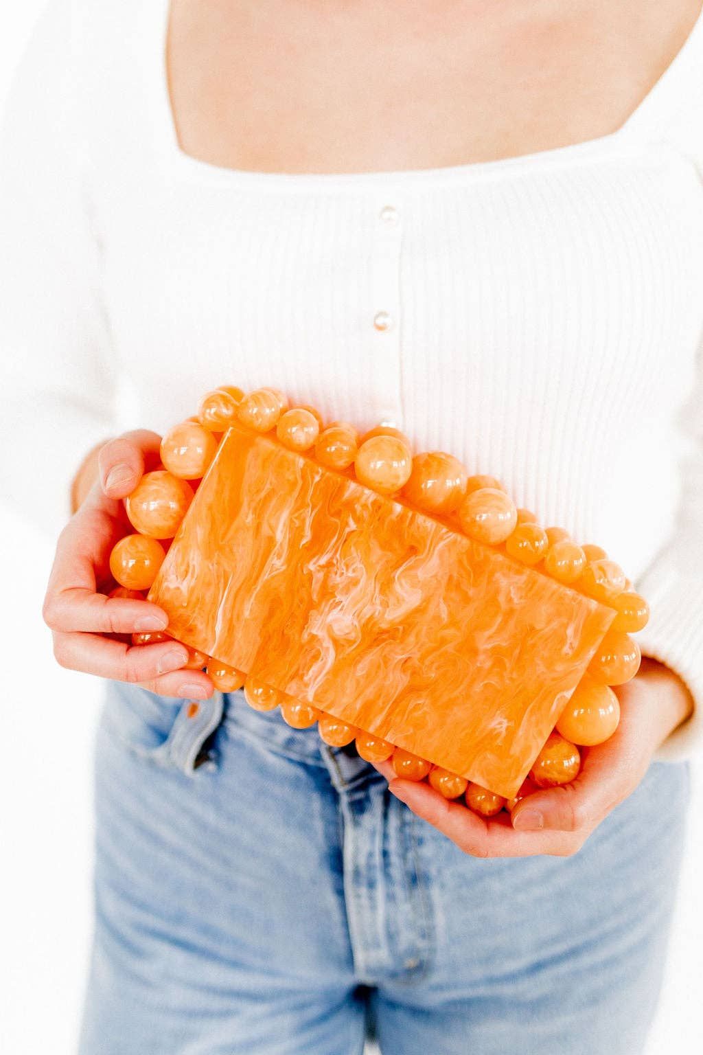Daphne Clutch - Orange