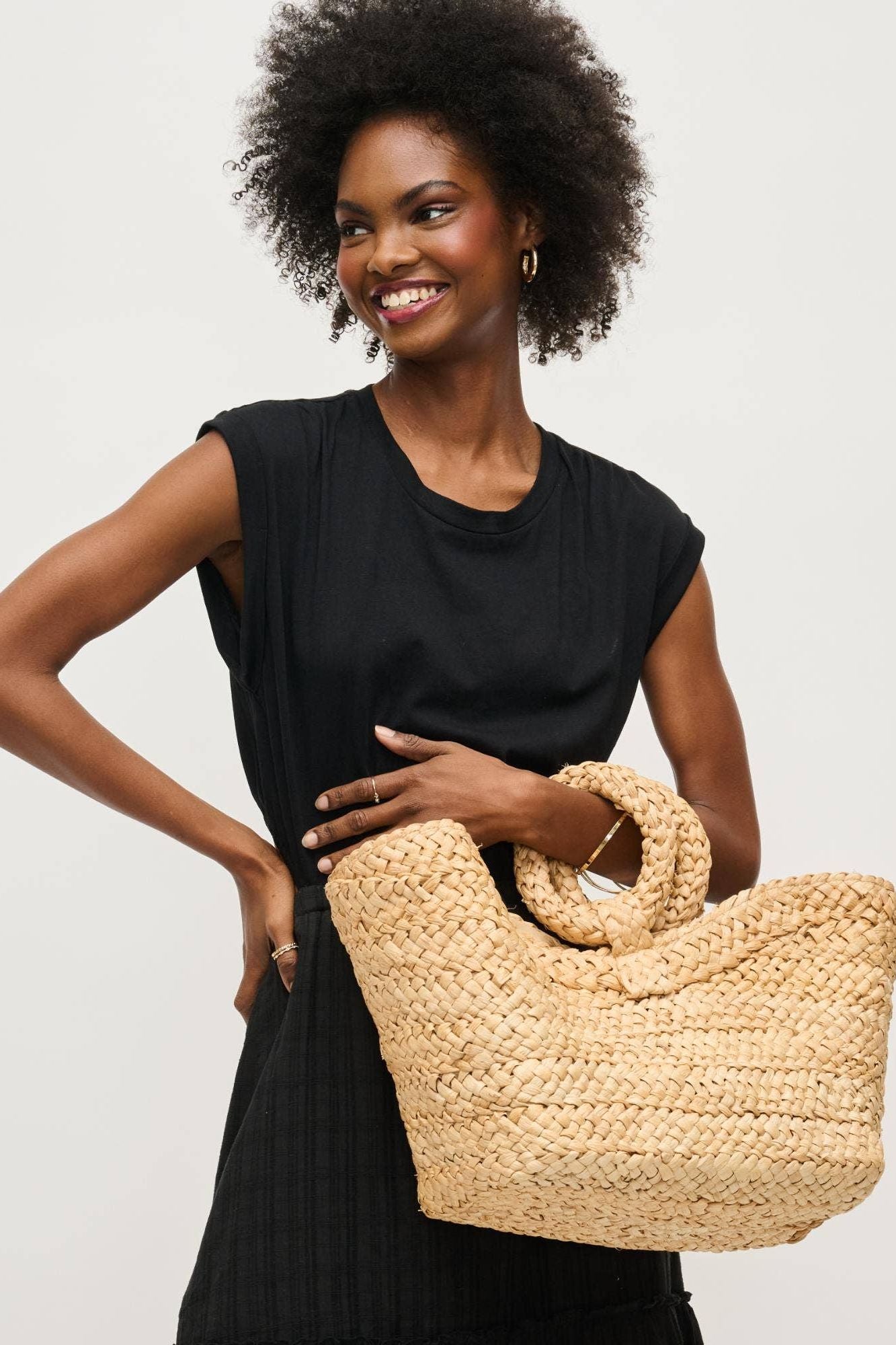 Edith Ring Handle Tote