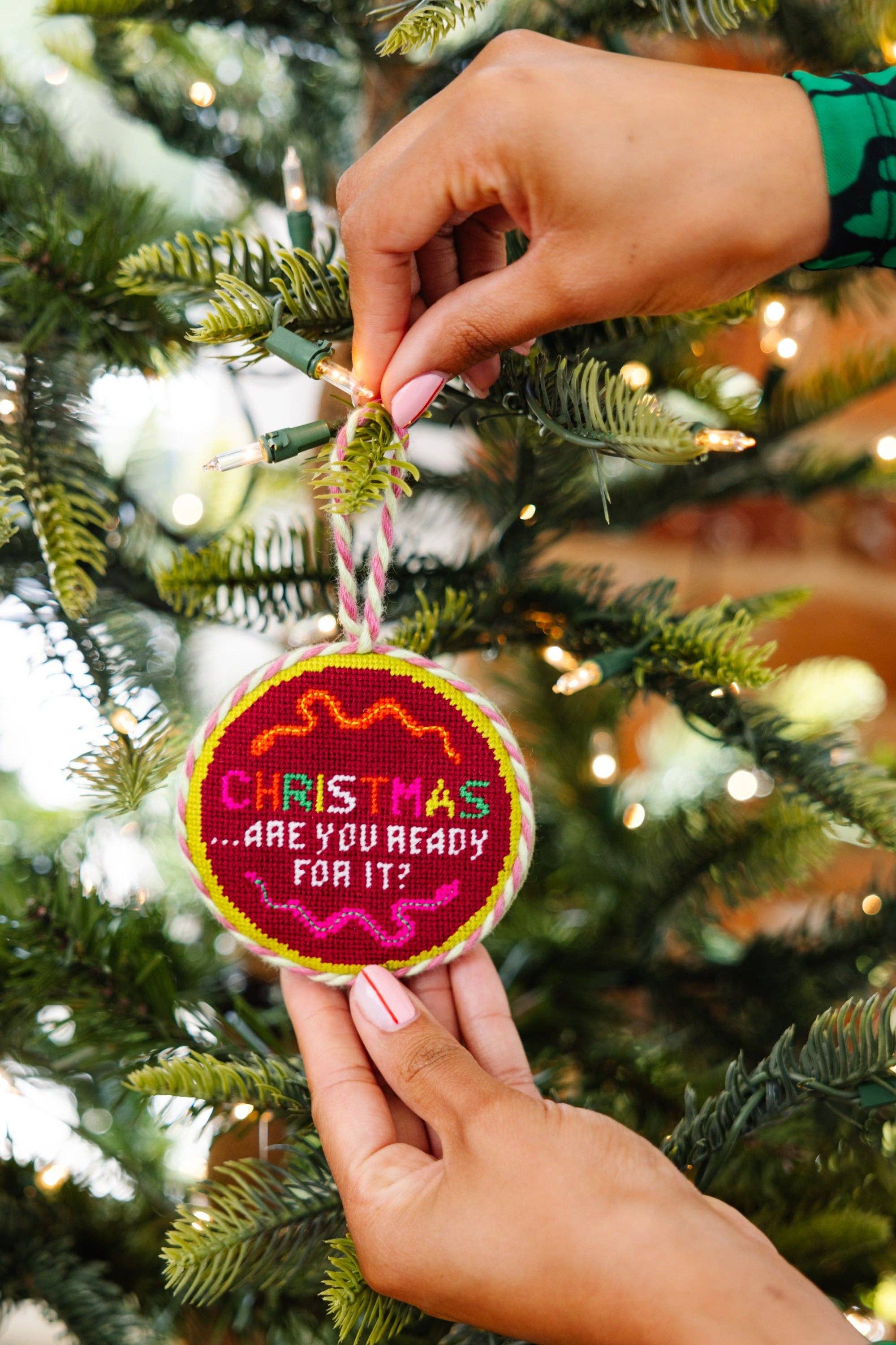 Needlepoint Ornament - Ready For It