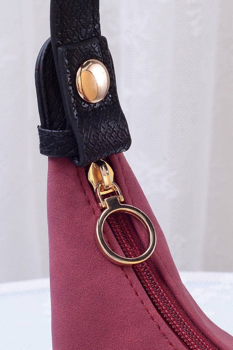 SU780 Suede Convertible Clutch/Shoulder/Crossbody Bag