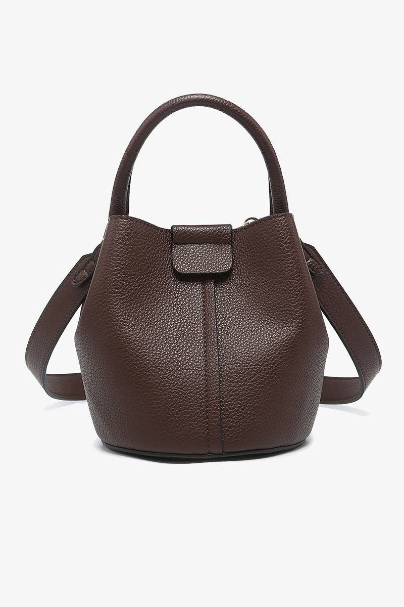 Farrah Bucket Bag w/ Top Handle & Inner Bag