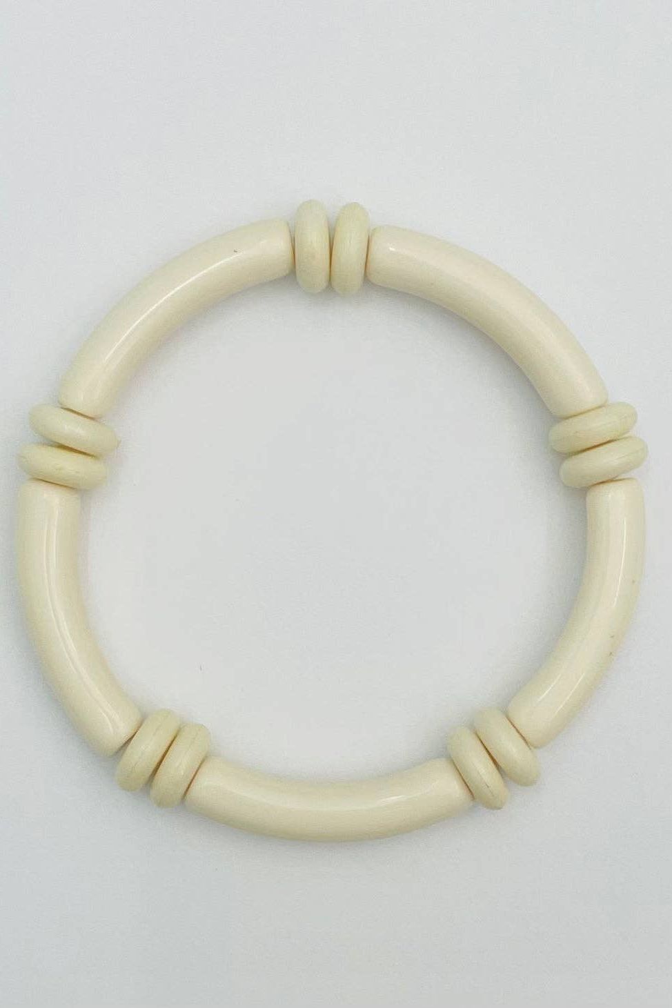 Ecru stacked bangles