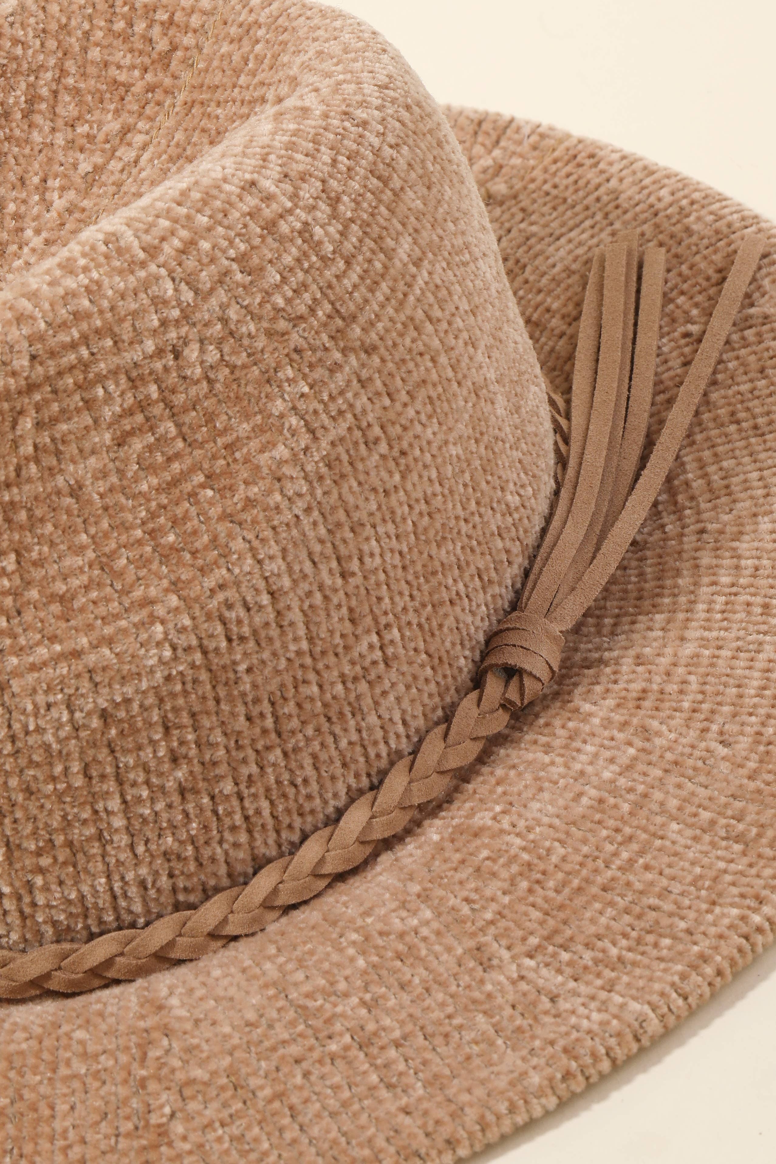 Chenille Panama Hat