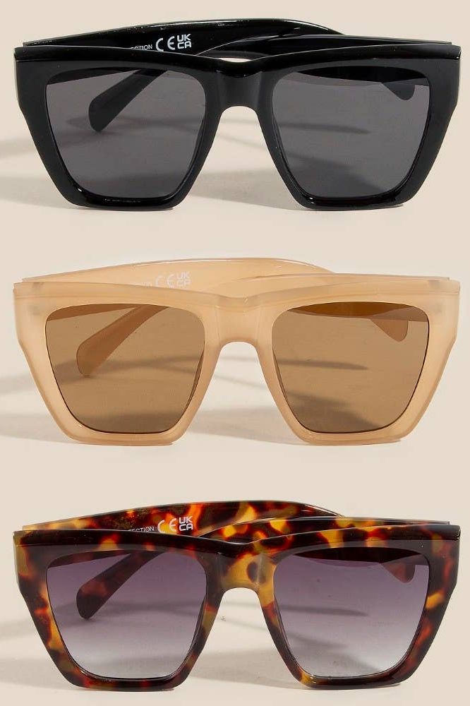 Acetate Frame Assorted Sunglasses Set