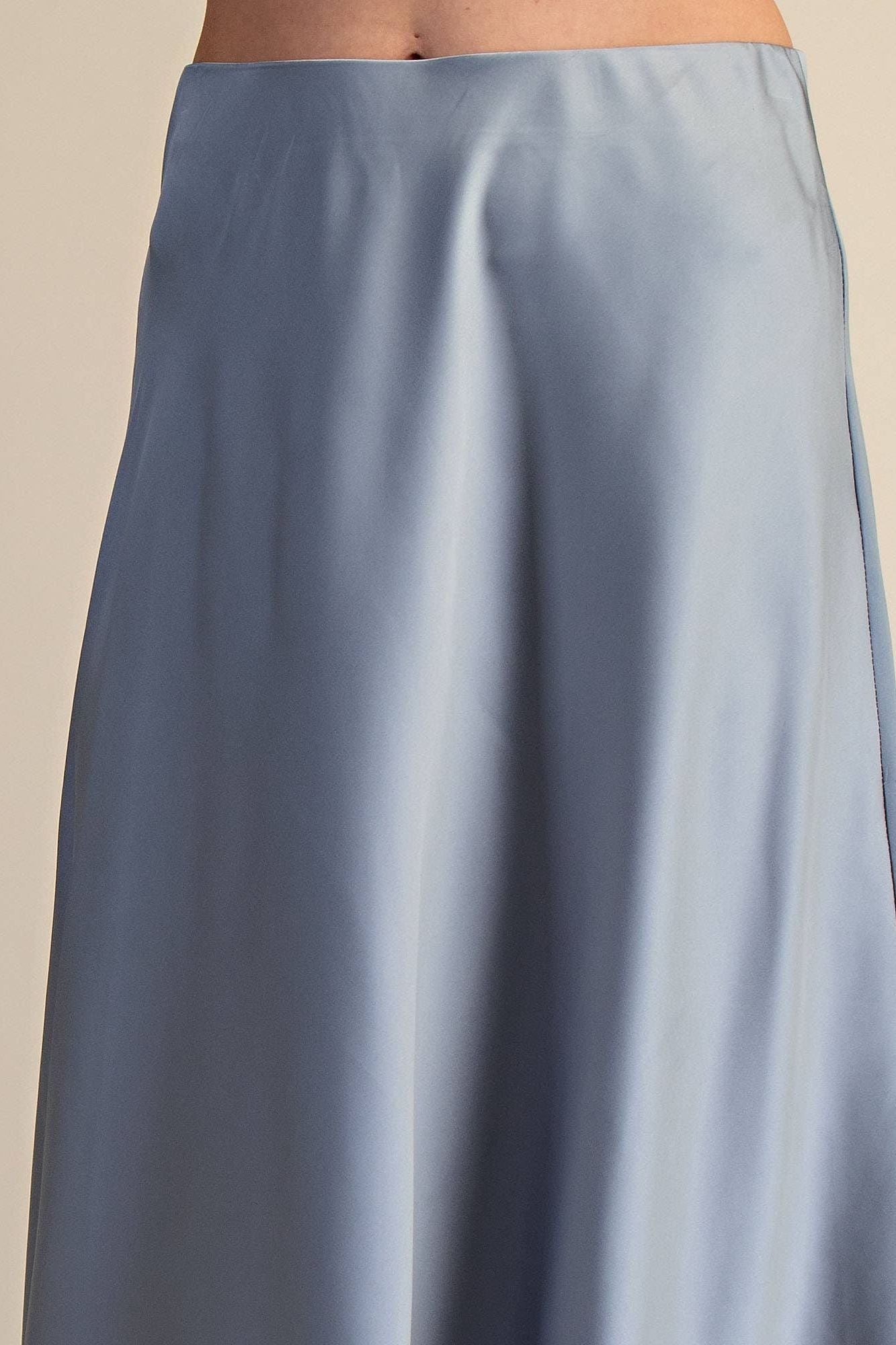 Swing Me Around Satin Skirt