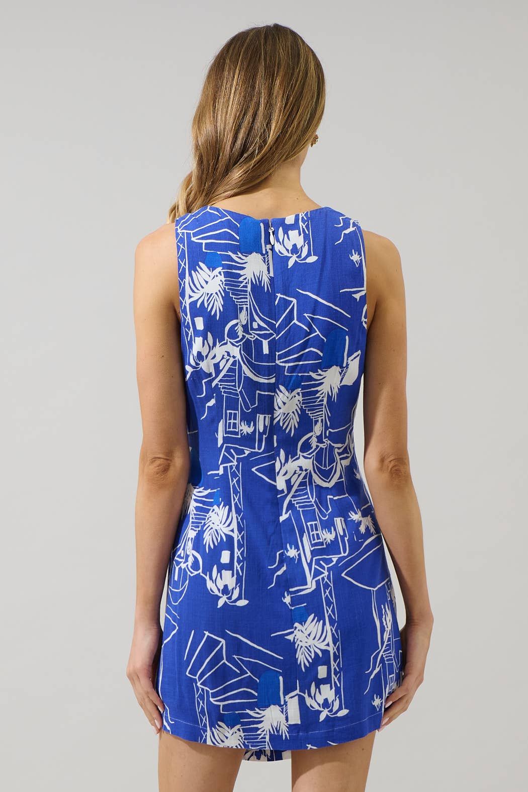 Take Me Somewhere Wrap Mini Dress