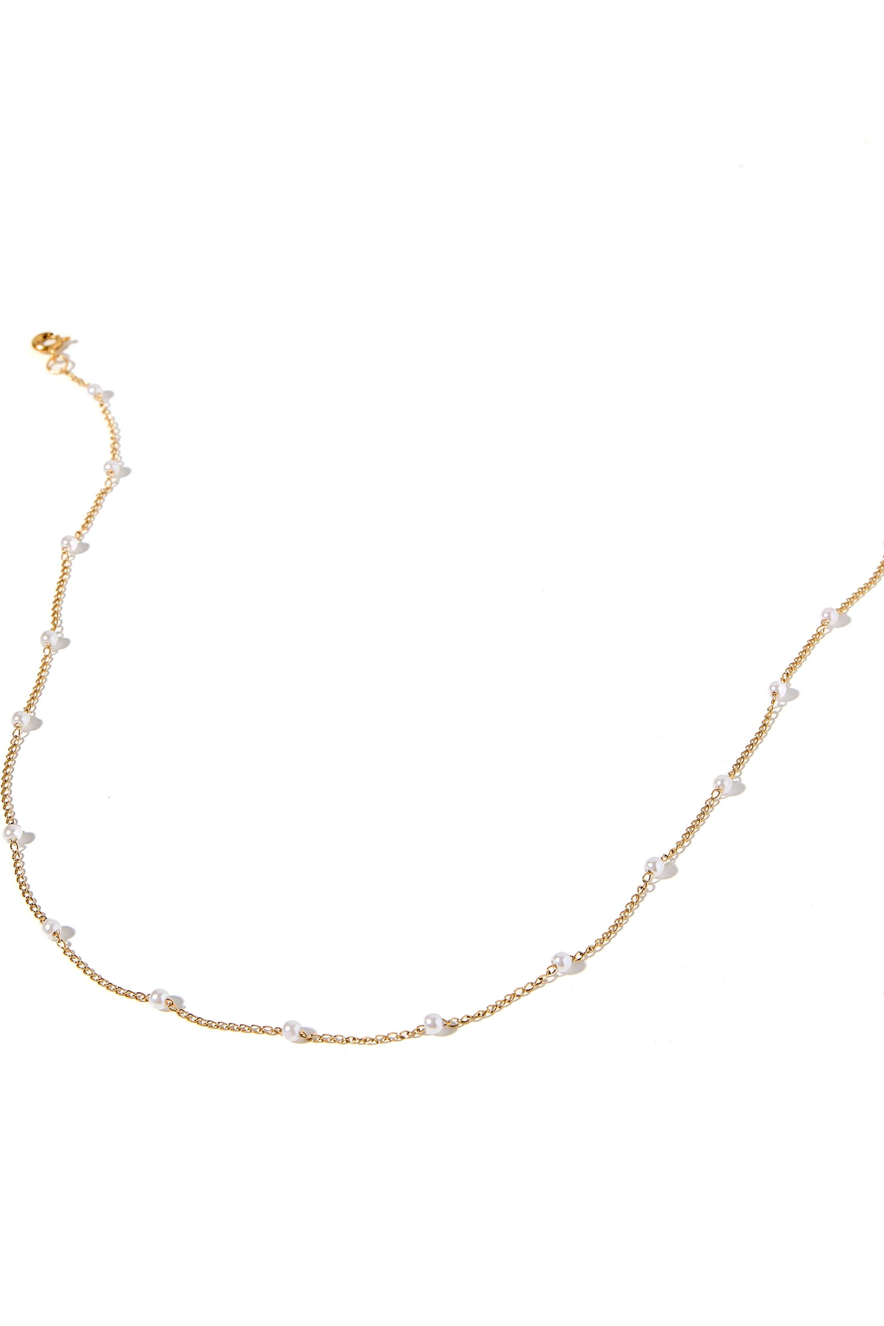 Necklace - Dabney - Pearl