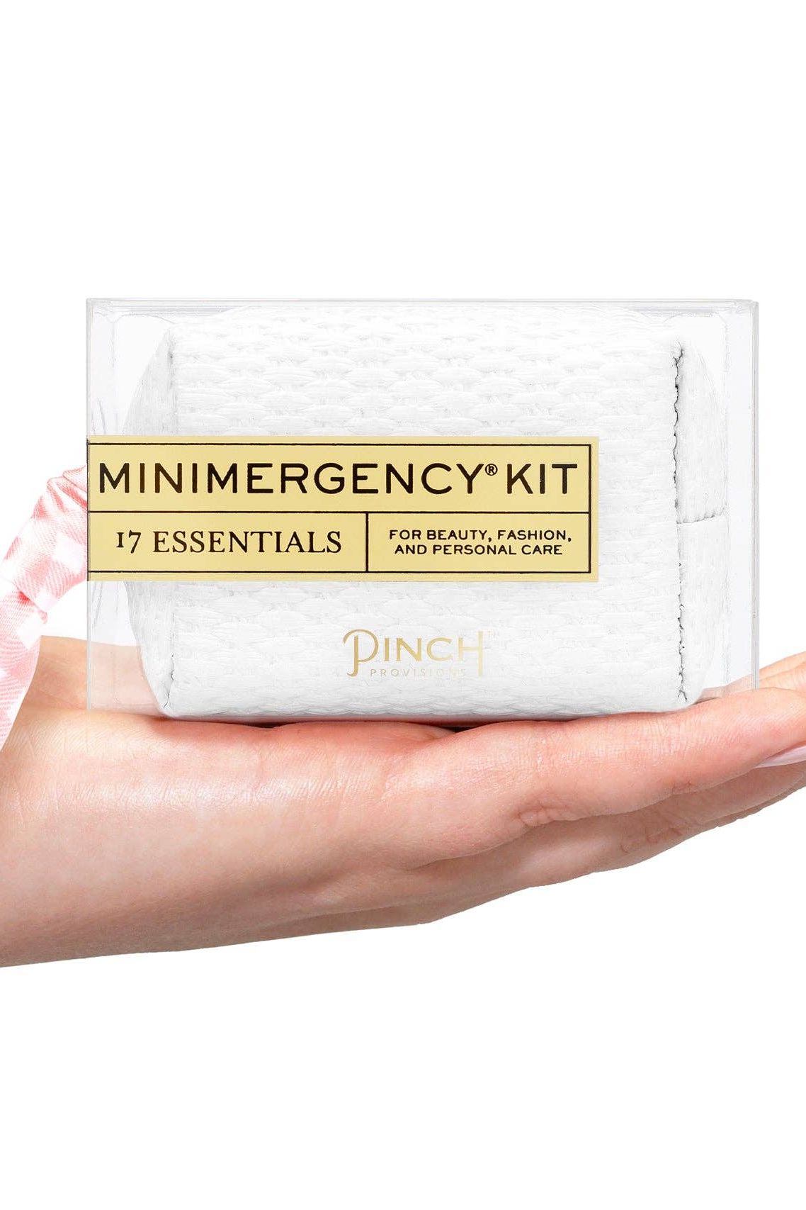 Gingham Scarf Minimergency Kit