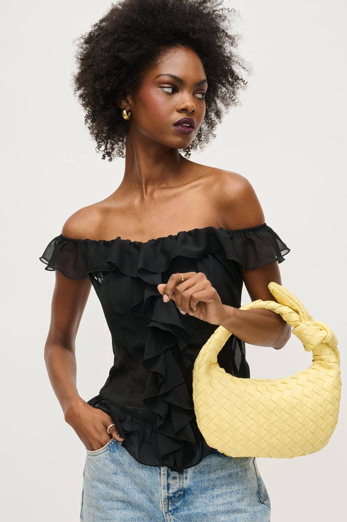 Lizbeth Woven Knot Clutch