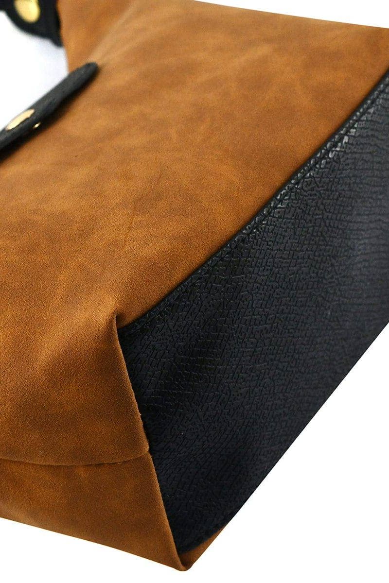 SU780 Suede Convertible Clutch/Shoulder/Crossbody Bag