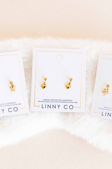 Screwback Stud Earrings - Millie Bow
